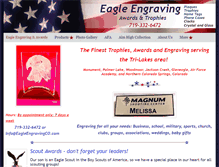 Tablet Screenshot of eagleengravingco.com